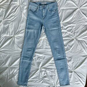 Levi's Light Blue Jeans 720 High Rise Super Skinny